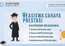 Beasiswa Cahaya Prestasi 2024 Kapan Dibuka